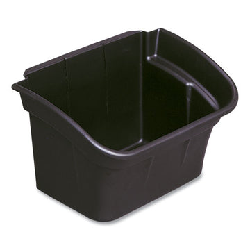 Rubbermaid® Commercial Utility Bin, 4 Gal, 17" X 12.13" X 10.5", Black, 2-carton freeshipping - TVN Wholesale